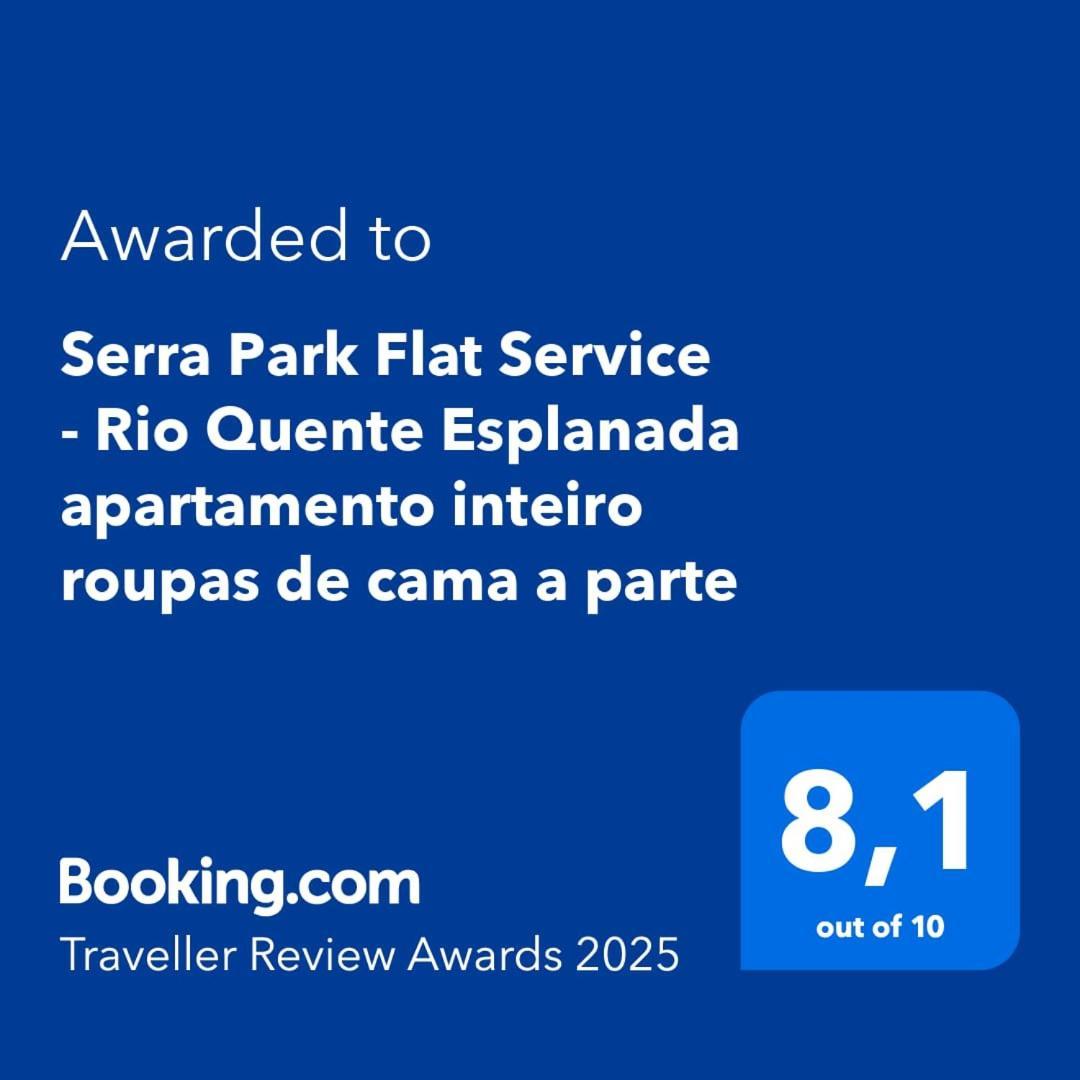 Serra Park Flat Service - Rio Quente Esplanada Apartamento Inteiro Roupas De Cama A Parte Eksteriør billede